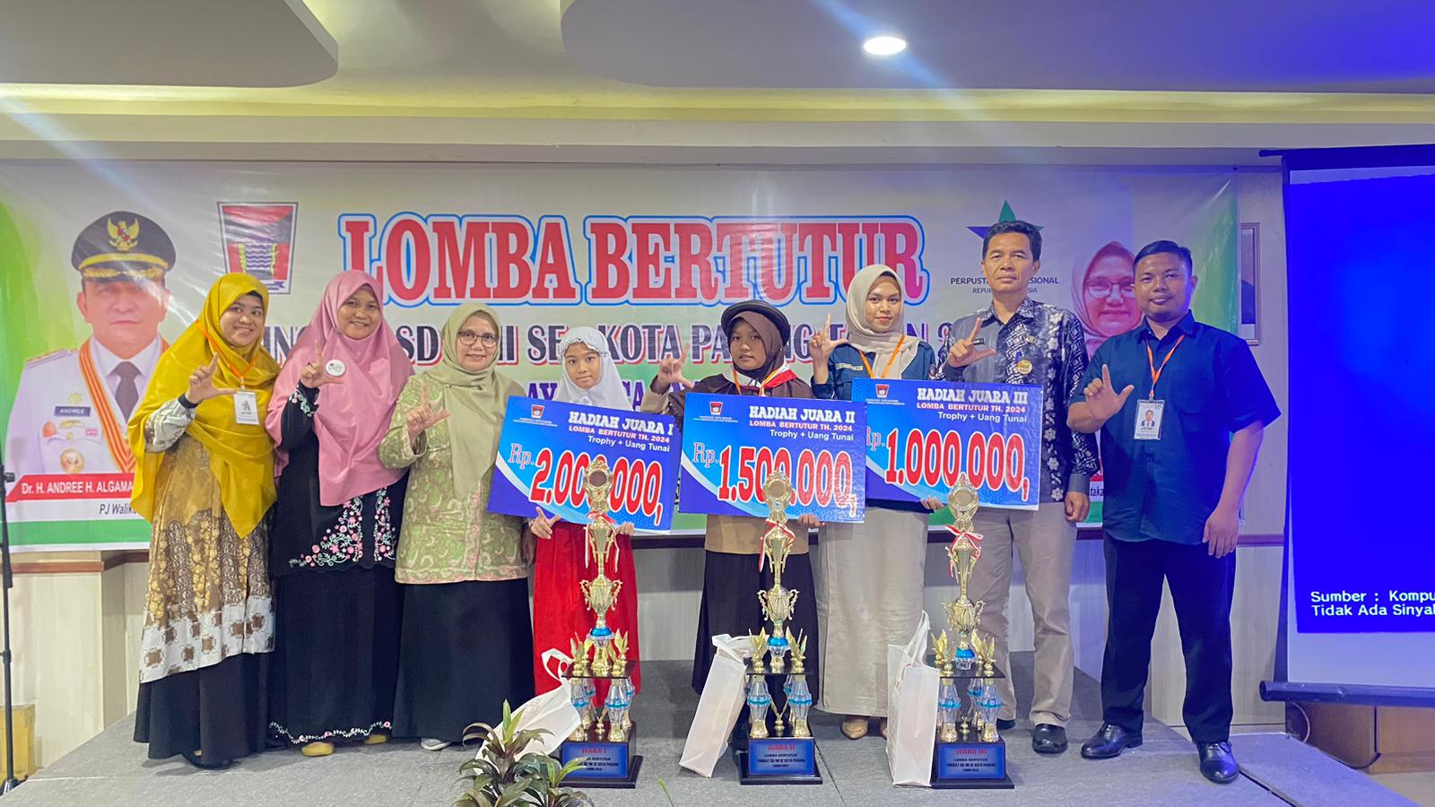 LOMBA BERTUTUR ANAK TINGKAT SD-KOTA PADANG TAHUN 2024 "TINGKATKAN BUDAYA BACA ANAK DENGAN BERTUTUR “